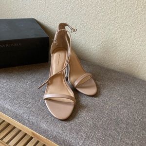 Banana Republic Nude straps heels - never worn.